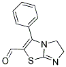 3-Phenyl-5,6-dihydroimidazo[2,1-b][1,3]thiazole-2-carboxaldehyde 结构式