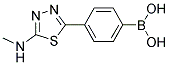 4-[5-(Methylamino)-1,3,4-thiadiazol-2-yl]benzeneboronic acid 结构式