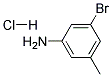 3-Bromo-5-methylaniline hydrochloride 结构式