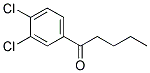 3',4'-Dichlorovalerophenone 结构式