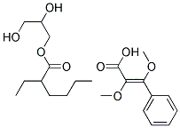 甘油乙基己酸酯二甲氧基肉桂酸酯 结构式