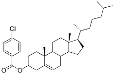 CHOLESTERYL p-CHLOROBENZOATE 结构式