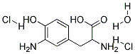 3-AMINO-DL-TYROSINE DIHYDROCHLORIDE MONOHYDRATE 结构式