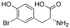 3-BROMO-D-TYROSINE 结构式