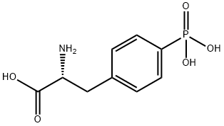 4-PHOSPHONO-D-PHENYLALANINE 结构式