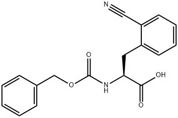 CBZ-2-CYANO-L-PHENYLALANINE 结构式