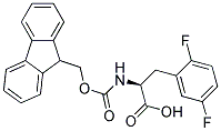 Fmoc-2,5-Difluoro-L-Phenylalanine 结构式