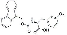 Fmoc-3-Methoxy-L-Phenylalanine 结构式