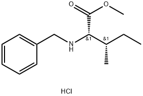 N-Benzyl-L-isoleucine methyl ester hydrochloride 结构式