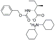 Z-D-isoleucine dicyclohexylamine salt 结构式
