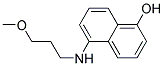 5-(3-methoxypropylamino)naphthalen-1-ol 结构式