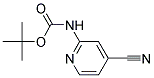 BOC-2-氨基-4-氰基吡啶 结构式