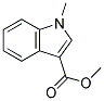 1-甲基-吲哚-3-羧酸甲酯 结构式