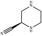 (R)-2-氰基哌嗪 结构式