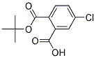 2-(叔丁氧羰基)-5-氯苯甲酸 结构式