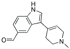 3-(1-Methyl-1,2,3,6-tetrahydro-pyridin-4-yl)-1H-indole-5-carbaldehyde 结构式