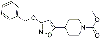 3-BENZYLOXY-5-(1-METHOXYCARBONYL-4-PIPERIDYL)ISOXAZOL 结构式