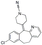 4-(8-CHLORO-5,6-DIHYDRO-BENZO[5,6]CYCLOHEPTA[1,2-B]PYRIDIN-11-YLIDENE)-PIPERIDINE-1-CARBONITRILE 结构式