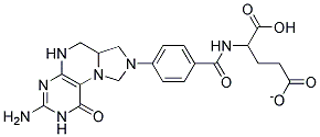 [5,10-METHYLENETETRAHYDROFOLATE] 结构式