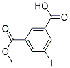 5-IODO-ISOPHTHALIC ACID MONOMETHYL ESTER 结构式