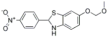 6-METHOXYMETHOXY-2-(4-NITRO-PHENYL)-2,3-DIHYDRO-BENZOTHIAZOLE 结构式