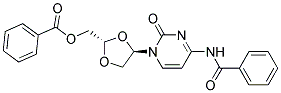 BENZOIC ACID (S)-4-((R)-4-BENZOYLAMINO-2-OXO-2H-PYRIMIDIN-1-YL)-[1,3]DIOXOLAN-2-YLMETHYL ESTER 结构式