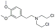 BIS-(2-CHLORO-ETHYL)-[2-(3,4-DIMETHOXY-PHENYL)-ETHYL]-AMINE 结构式