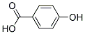 P-HYDROXYLBENZOIC ACID 结构式