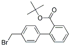 4'-溴甲基联苯-2-羧基叔丁酯 结构式