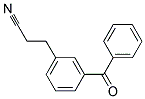 (3-Benzoylphenyl)Propionitrile 结构式