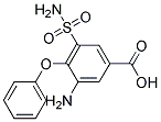 3-Amino-5-Aminosulfonyl-4-Phenoxybenzoic Acid 结构式