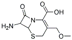 3-methoxymethyl-7-amino-8-oxo-5-thia-1-azabicyclo(4.2.0)oct-2-ene-2-carboxylic acid 结构式