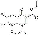 Ethyl-9,10-Difluoro-3-Methyl-7-Oxo-2,3- Dihydro-7H-Pyrido[1,2,3-De]1[,4]-Benzoxazine-6-Carboxylate 结构式
