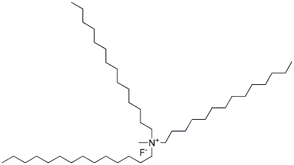 三-十四烷基甲基氟化铵 结构式