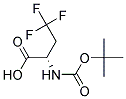 (S)-N-Boc-4,4,4-Trifluoro-2-AminoButyricAcid 结构式