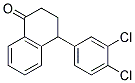 4-(3,4-Dichlorophenyl)-3,4-Dihydro-1(2H)-Napthalenone 结构式