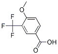 4-Methoxy-3-(trifluoromethyl)benzoic acid, 97+% 结构式