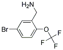 5-Bromo-2-(trifluoromethoxy)benzylamine 结构式