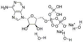 Adenosine 5'-Triphosphate, Disodium, Trihydrate, Low Metal 结构式