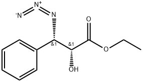 ETHYL 3-AZIDO-2-HYDROXY-PROPIONATE 结构式