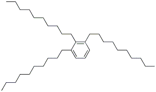TRI-N-DECYLBENZENE 结构式