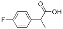 P-FLUORO-ALPHA-METHYLPHENYLACETIC ACID 结构式