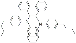 N,N'- 二 (4-正丁基苯基)-N,N'-二苯基-菲-9,10-二胺 结构式