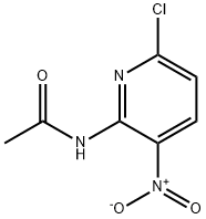 N-(6-氯-3-硝基吡啶-2-基)乙酰胺 结构式