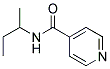 N-(1-METHYLPROPYL)-4-PYRIDINECARBOXAMIDE 结构式