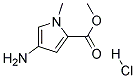 METHYL-4-AMINO-1-METHYL PYRROLE-2-CARBOXYLATE, HCL 结构式