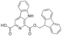 FMOC-9H-BETA-CARBOLINE-3-CARBOXYLIC ACID 结构式