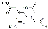 Ethylenediamine-N,N,N',N'-tetraacetic acid dipotassium salt 结构式