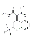 DIETHYL 2-[2-TRIFLUOROMETHYL-4H-CHROMEN-4-YLIDENE]MALONATE 结构式