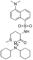 DANSYL-(L)-METHIONINE DICYCLOHEXYLAMMONIUM SALT 结构式